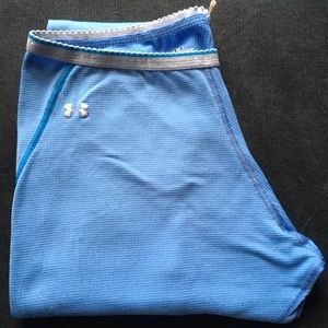 Baby blue underarmour ankle length light knit